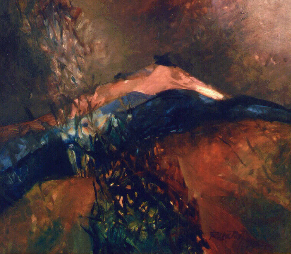 Poloniny, 1990, olej na doske, 50x60 cm 