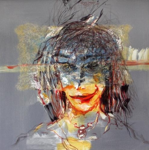 Pokrytectvo, 2007, akryl na plátne, 70x70 cm 