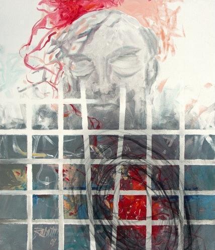 Egoista, 2007, akryl na plátne, 70x60 cm 