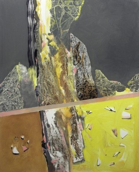 Reč skál (Obavy), 2009, akryl na plátne, 100x80 cm